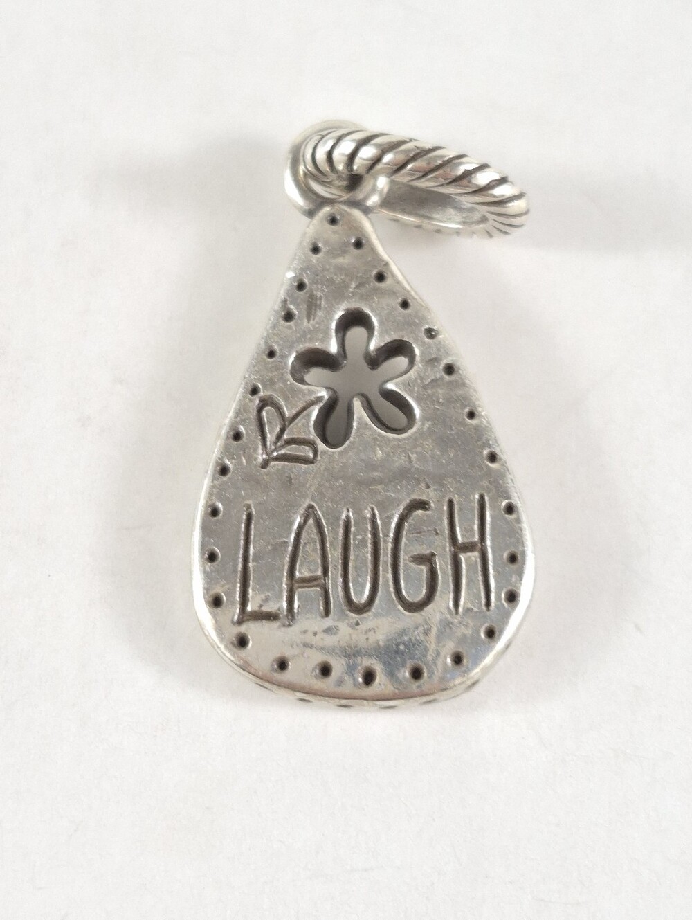 Brighton Laugh Teardrop Charm Pendant